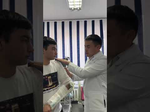 Видео: Иық буыны жарақаты кезінде Крамер жақтауын салу техникасы / Анваров Б.С.