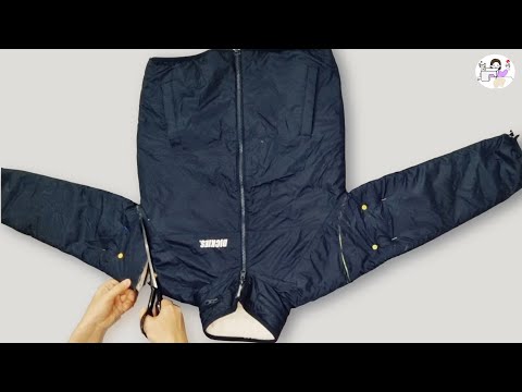 Видео: [Сделай сам] ✂️✂️ Не выбрасывайте слишком маленькие куртки, чтобы их можно было носить.