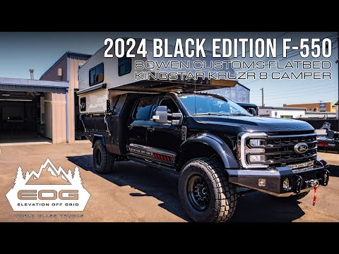 Видео: Доставка F-550 Black Edition 2024 года (с участием Bowen Customs Flatbed и Kingstar KRUZR 8)