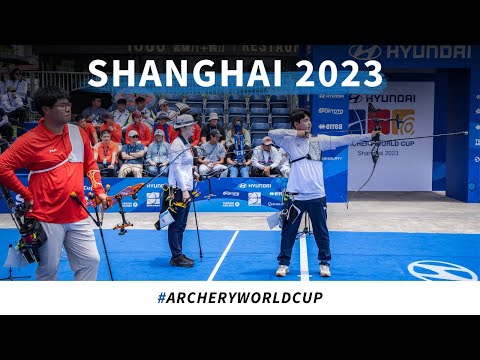 Видео: Корея против Китая – золото смешанной команды по стрельбе из лука | Шанхай, Кубок мира 2023, 2-й ...