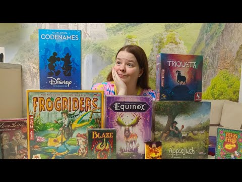 Видео: Распаковка: Frogriders, Applejack, Equinox, Codenames Disney, Triqueta
