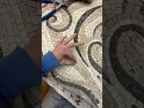 Видео: Рассказываю как делать римскую мозаику #творчество #mosaic #mosaicart #art