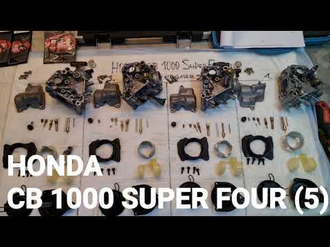 Видео: Honda CB 1000 Super Four SC 30 (5) Сборка Карбюратора