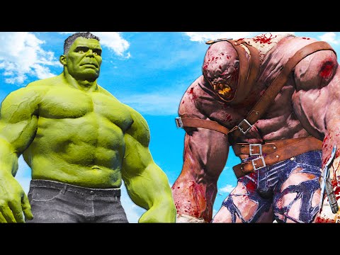 Видео: халк против зомби халк - эпическая битва