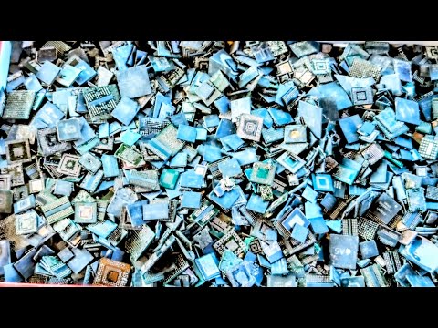 Видео: Золото с чипов мобильных телефонов 