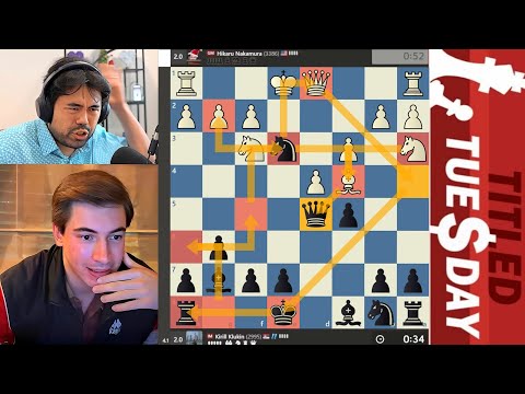 Видео: САМУРАЙ против ЧЕМПИОНА СЕРБИИ!!! Хикару Накамура - Кирилл Клюкин