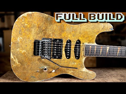 Видео: Я сделал SILVER TOP GUITAR с Authentic SILVER (с Chemical PATINA)