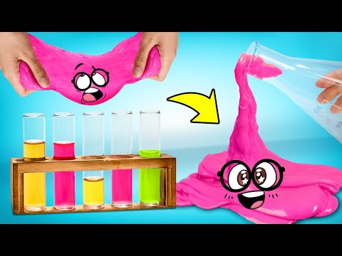 Видео: УДИВИТЕЛЬНЫЕ ЭКСПЕРИМЕНТЫ 🌈🤩 С ЖИДКОСТЯМИ И ЯРКИМИ СЛАЙМАМИ