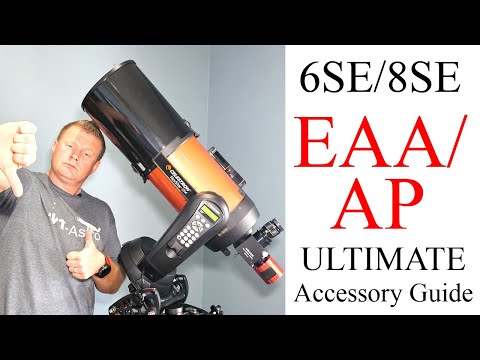 Видео: ПОЛНОЕ руководство по аксессуарам для астрофотографии к телескопу Nexstar 6SE / 8SE / EAA! КАКИЕ ...