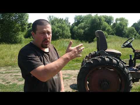 Видео: обороты самодельного трактора с ОМ616 и 2мя кпп!!!