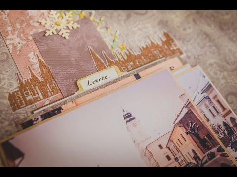 Видео: Скрапбукинг: Мастер-класс. Создание разворота на 14 фотографий. Часть 1