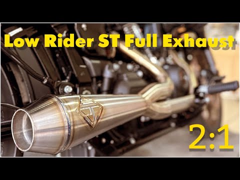 Видео: Установка полного выхлопа Low Rider ST