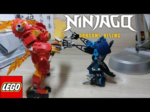 Видео: Лего 71808 Элементный огненный мех Кая/Lego/Лего/Ninjago/Ниндзяго/Drago Rising/Восстание драконов