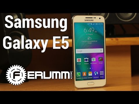 Видео: Samsung Galaxy E5 обзор. Слабые и сильные места смартфона Samsung Galaxy E5 E500H DUOS от FERUMM.COM