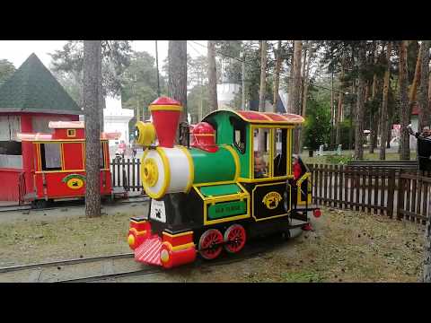 Видео: Аттракцион паровозик 🛤 Центральный парк культуры и отдыха им Гагарина, Челябинск