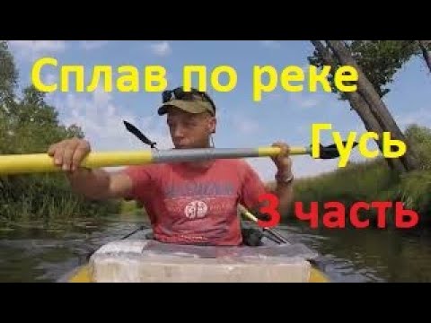 Видео: Сплав по реке Гусь. 3 часть.