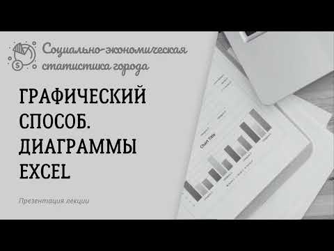 Видео: Графический способ.  Диаграммы Excel. Социально-экономическая статистика города