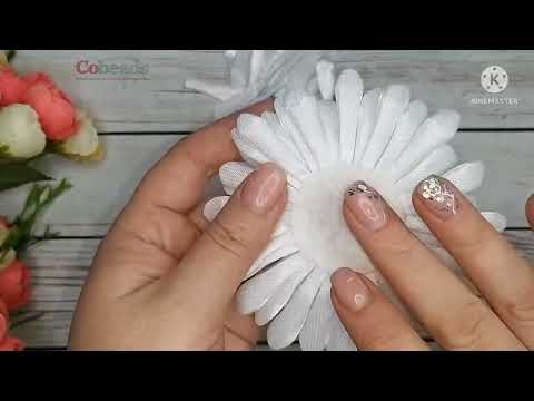 Видео: Их раскупают первыми🎀Бантики Ромашки из узкой ленты 1.2 см