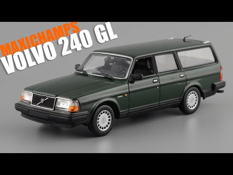 Видео: Volvo 240 GL Break 1986 • MaXichamps • Масштабная модель автомобиля 1:43