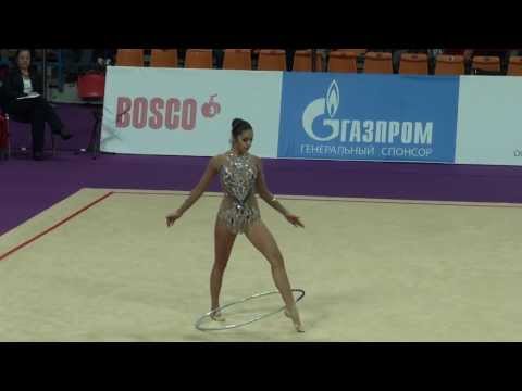 Видео: Sinitsina Yulia, hoop, Синицына Юлия, обруч, Cup Champions Gazprom, Qualification Grand Prix,  2014