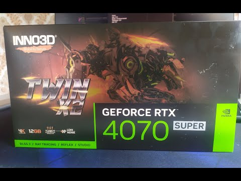 Видео: Inno3d X2 RTX 4070 SUPER (тест температур)