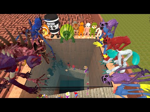 Видео: Пинаем всех новых строителей Поппи, игровая глава 3, против Зоономалии Гартен из Банбана Хагги в ...