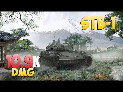 Видео: STB-1 - 3 Kills 10.9K DMG - Чуть-Чуть! - Мир Танков