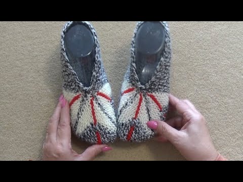 Видео: Тапочки, которые вы любите вязать.