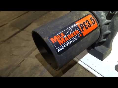 Видео: Stels Guepard, установка кевларового троса, разбор лебёдки