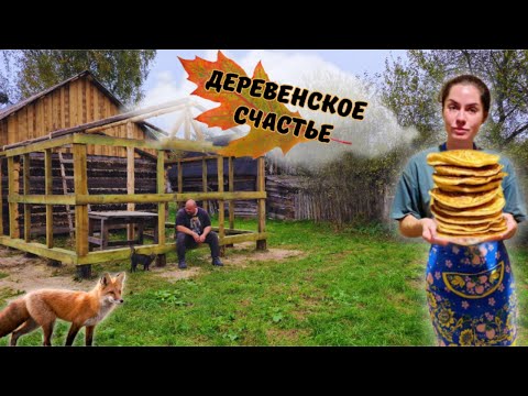 Видео: 🌾БРОСИЛИ ГОРОД, ЧТОБЫ СТРОИТЬ МЕЧТУ!♥️ Осень, холод, но мы НЕ СДАЁМСЯ💪 ВЫПУСК 42