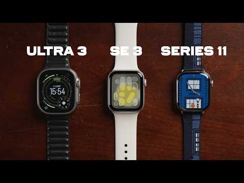 Видео: ПЕРВЫЙ обзор Apple Watch SE 3 / 11 / Ultra 3 — какие Apple Watch купить?