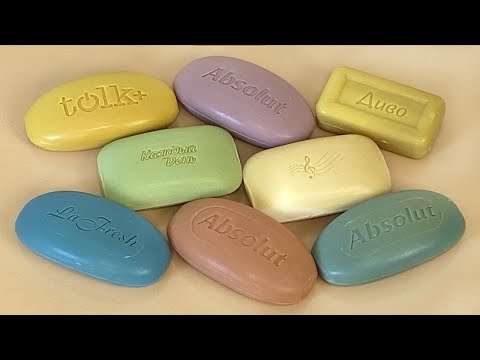 Видео: ASMR Cutting rancid soap. Резка прогорклого мыла. Relaxing soap.