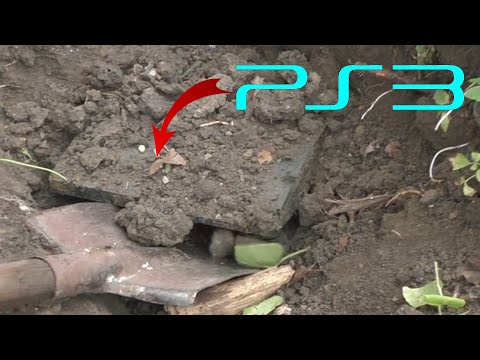 Видео: PlayStation год пролежала в земле - PS3 странный ремонт