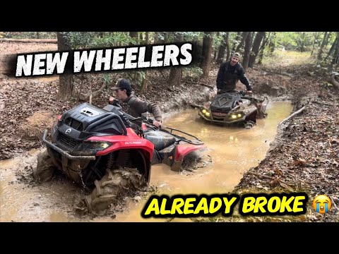Видео: Новые Can Am против грязи!!!