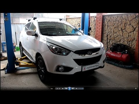 Видео: Профилактика шлицевого соединения раздатки на Hyundai ix35 Хендай 2,0  Ай Икс 35  2014 года 1часть