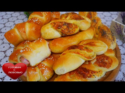 Видео: Универсальное ДРОЖЖЕВОЕ тесто\Сосиски в тесте ПО НОВОМУ\Булочки с моцареллой\Сладкие булочки к чаю