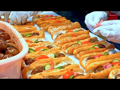 Видео: Питательный сэндвич Килунг! Большая коллекция популярной уличной еды Тайваня.