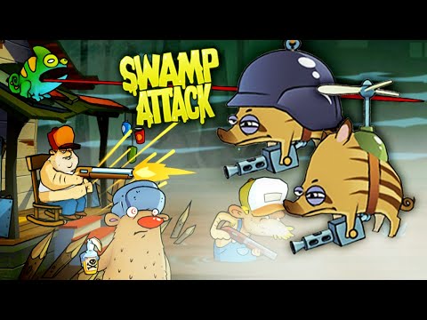 Видео: АТАКА БОЛОТНЫХ ХРЮШЕК! Толстяк Против Болотных МОНСТРОВ / Swamp Attack