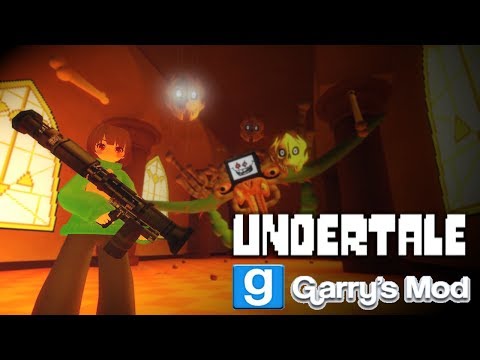 Видео: Undertale в игре Garrys Mod (Моды Андертейл для Гаррис мод) / Способности Санс и Чара