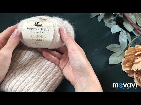 Видео: Пряжа Angora Rabbit от Venta d’Italy.Обзор пряжи.