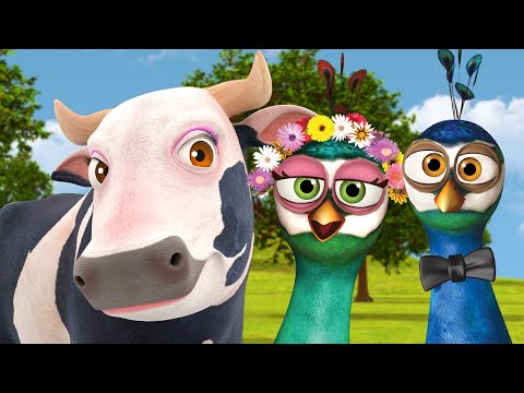 Видео: Счастливая пара - Корова Лёля и другие песенки | На ферме у Зенона