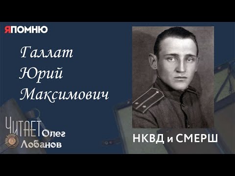 Видео: Галлат Юрий Максимович. Проект "Я помню" Артема Драбкина. НКВД и СМЕРШ