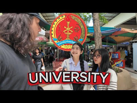 Видео: Внутри крупнейшего университета Камбоджи 🎓🇰🇭