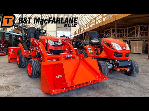 Видео: Когда стоит приобрести малолитражный трактор? | Kubota BX против серии GR