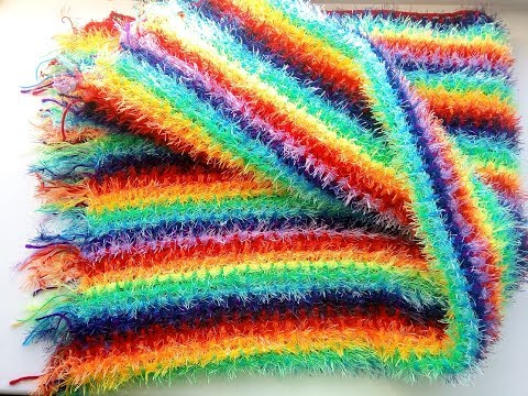 Видео: Мягкий и пушистый плед крючком. Вязание крючком 2021.