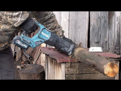 Видео: Универсальный быстрорез. 40V сабельная пила Makita XGT JR001.