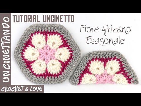 Видео: Учебное пособие «Африканский шестиугольный цветок» (английские и испанские субтитры)