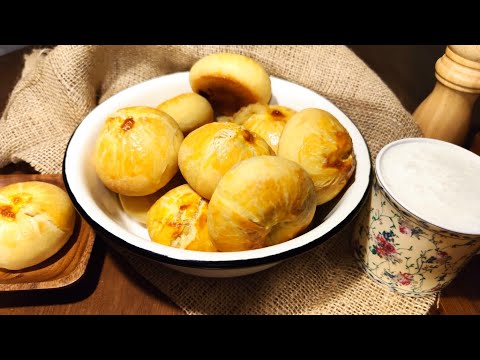 Видео: Вкуснейшие пирожки без дрожжей и хлопот - кныши! Tasty yeast-free stuffed buns.