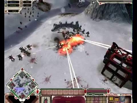 Видео: Warhammer 40 000 UA mod - Пехотный бой - Eldars - FFA - Высший разум
