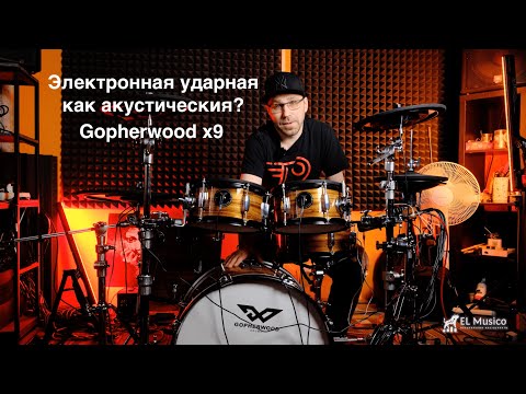 Видео: Электронная ударная как акустическая? | Обзор Gopherwood x9